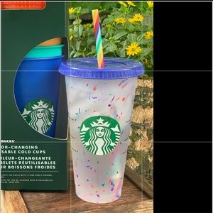 Starbucks confetti cup